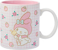 Silver Buffalo Sanrio Hello Kitty and My Melody Duo, Ceramic Mug, 20oz | Hello by SilverBuffalo