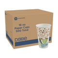 Dixie PerfecTouch 16 oz Paper Coffee Cups By GP PRO, Coffee Haze Design by Georgia-Pacific