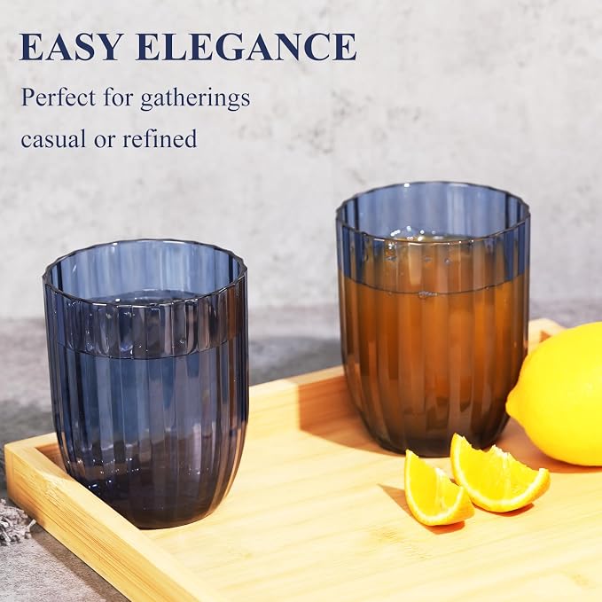 Acrylic Clear Highball Plastic Cups | Plastic Reusable Tumblers 15oz | - Image 2