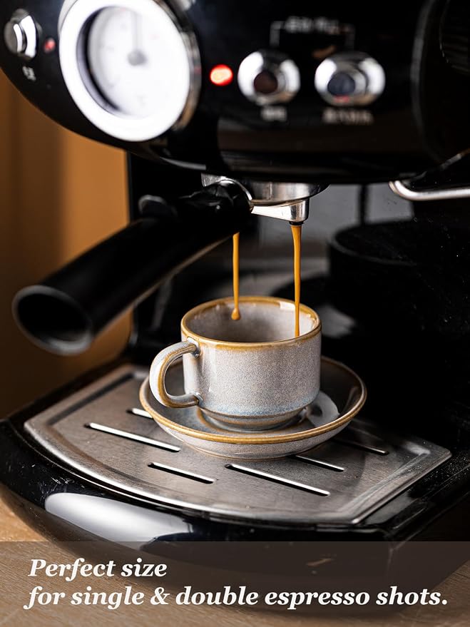 Gomakren 2.5oz Stackable Espresso Cups Set of 4 - Image 5