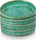 LIANYU 33oz Pasta Bowls, 8.25’’ Wide Shallow Salad Plates Set of 4 | Stoneware by LIANYU