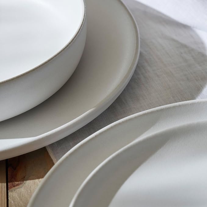Porto by Stone Lain Macchio 12-Piece Premium Kitchen & Dining Dinnerware Set - Image 7