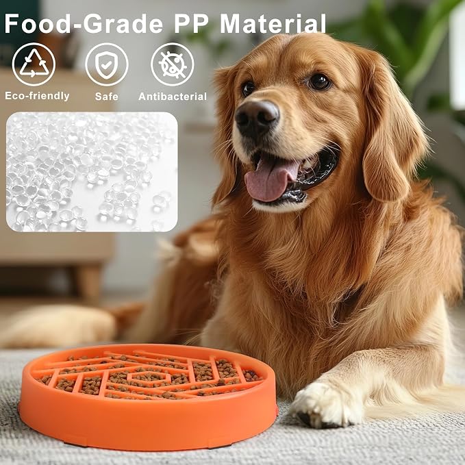 TOBYTO Slow Feeder Dog Bowls Large Medium Breed, Anti-Choking Slow Eating Dog - Image 2