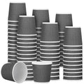 Yaomiao 200 Pcs 4 oz Disposable Espresso Coffee Cups Ripple Corrugated Paper by Yaomiao