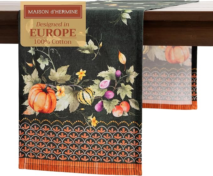 Maison d' Hermine Table Runner 100% Cotton 14.50" x 72" | Table Runners 72 by MaisondHermine