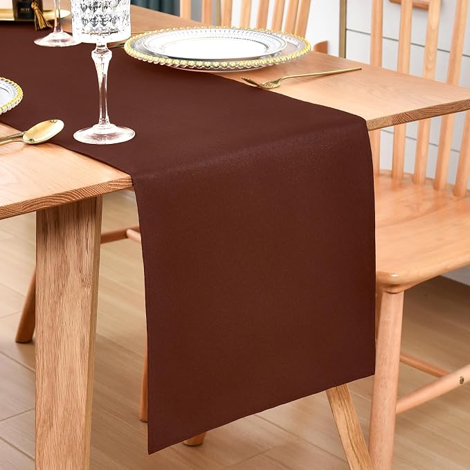 Farmhouse Chocolate Table Runner Dining Table Runners 48 Inches Long Coffee by Wolkemer