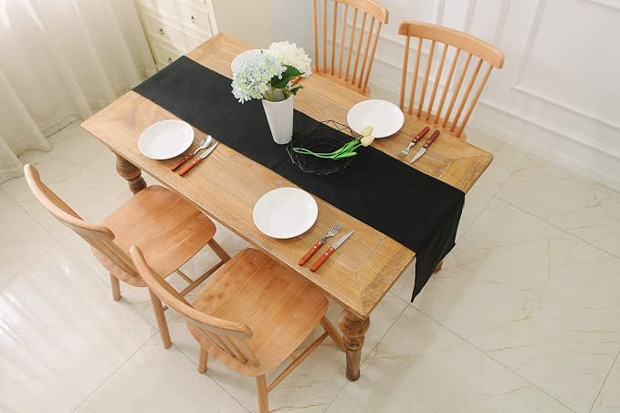 2 Piece Fabric in 1, Dinning Table Runner 12 x 108 Inches Farmhouse Kitchen - Image 7