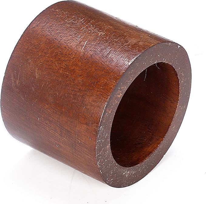 Handcrafted Wood Napkin Rings Set, Set of 12, Wood Napkin Holders, 2 Inch, Hand Made by Skilled artisans - Perfect for Parties, Any Events, Regular Home Use, Family Dinners, Holidays