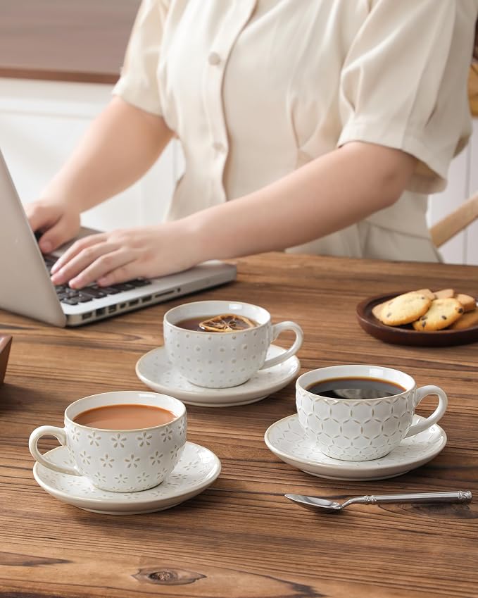 MALACASA 6 OZ Cappuccino Cups - Image 8