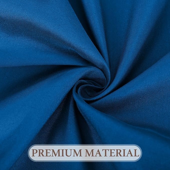 8 Pack Round Tablecloth 90 Inch Royal Blue Tablecloth for Round Tables, Washable Polyester Table Cloth Stain and Wrinkle Resistant Decorative Table Cover for Wedding Party Dining Banquet