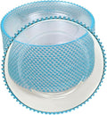 25 Pack Reusable Plastic Clear Charger Plates, 13 Inch Charger Plates by Unknown