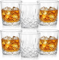 Yungyan 6 Pcs 10 oz Plastic Clear Whiskey Glasses, Old Fashioned Glasses by Yungyan