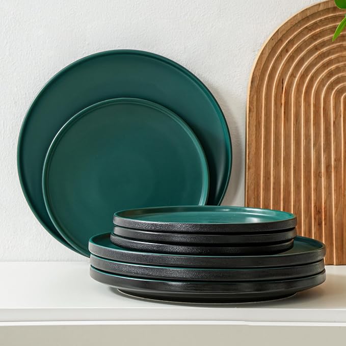 Ceramic Dinner Plates, 10.25 Inch, Set - Image 5
