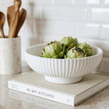 Decorative Concrete Fruit Bowl For Kitchen Counter Or Table Decor – Premium by KIBAGA