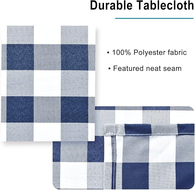 Checkered Tablecloth Square - Image 4