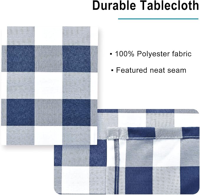 Checkered Tablecloth Rectangle - Image 3