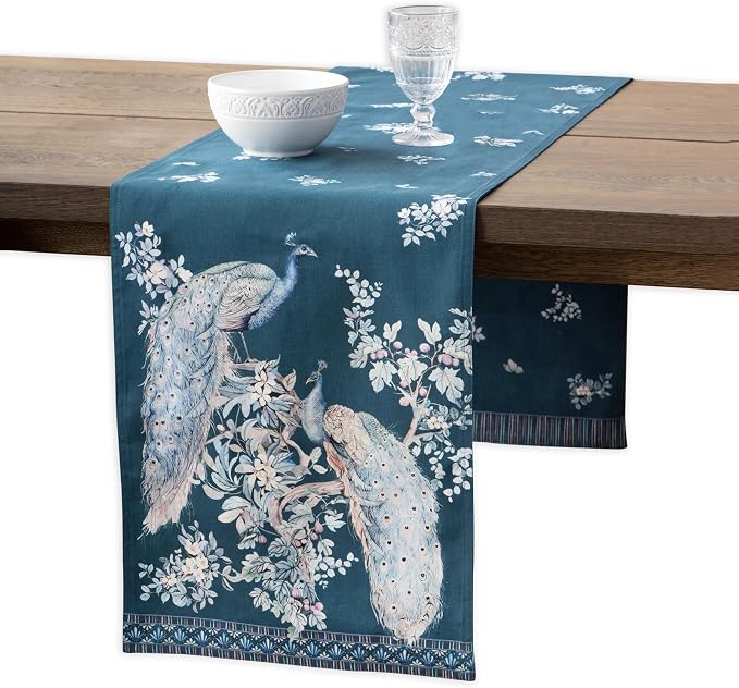 Maison d' Hermine Table Runner 100% Combed Cotton 14.5"x108" | Table Runners by MaisondHermine