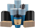 Clawsoff 100 Pack 12 oz Disposable Paper Coffee Cups by BuyNow