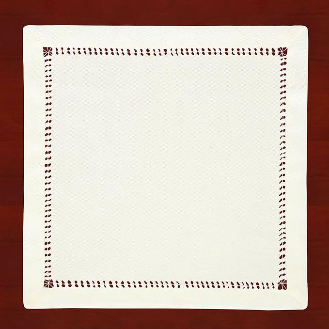 Grelucgo Handcrafted Solid Color Napkins, Double-Hemstitched) by Grelucgo
