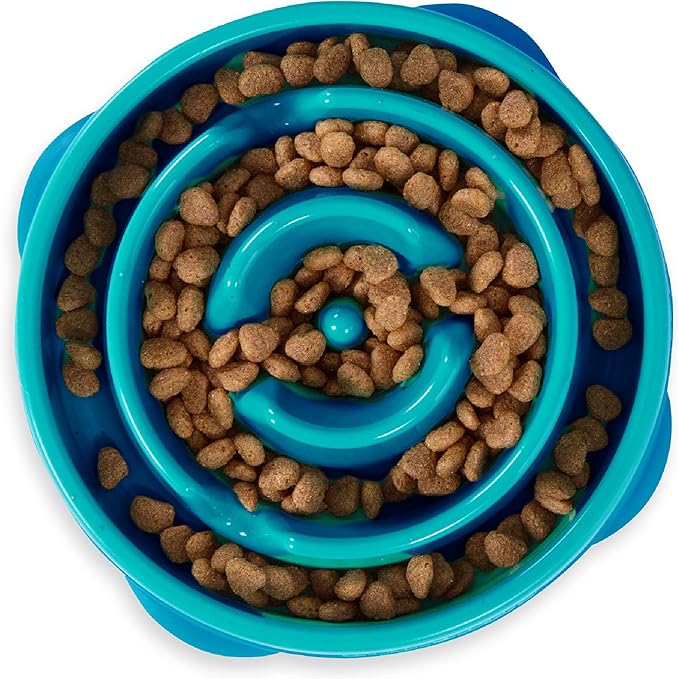 Outward Hound Fun Feeder Slo Bowl – Medium 2‑Cup Capacity, Slow Feeding by OutwardHound