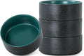 26 OZ Ceramic Cereal Bowls Set, 6 Inch, Modern Green | Handcrafted, Dishwasher by Shrynxal