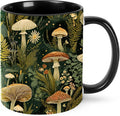 Yrebyou Mushroom Coffee Mug 11oz Ceramic Cup by Yrebyou