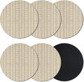 Modern Minimalist Coasters Set of 6, Absorbent Coasters by Unknown