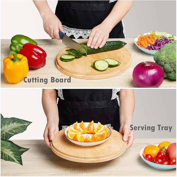 11.3" Extra Large Salad Serving Bowl Set - Image 4