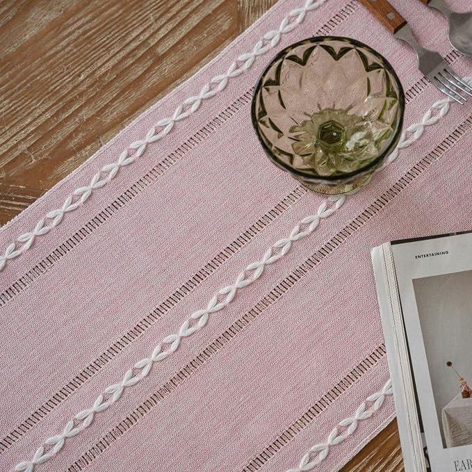 Pink Table Runner 72 Inches Long - Image 4