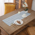 Gernaice 2PCS Boho Table Runner, Rustic Cotton Linen Farmhouse Table Runners by Gernaice