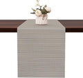 Table Runner 55 Inches Long, Vinyl Woven Heatproof Table Runners | Washable by Banchif