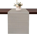 Table Runner 72 Inches Long, Vinyl Woven Heatproof Table Runners | Washable by Banchif