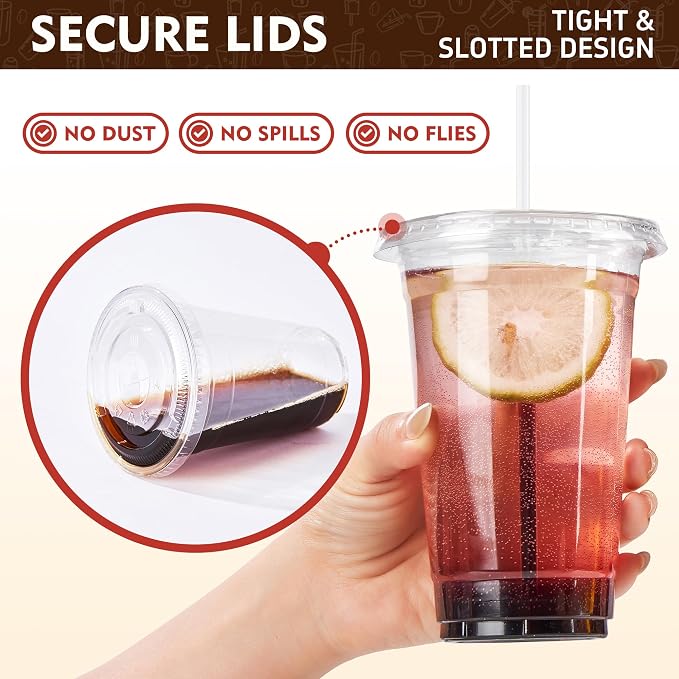 YEEHAW 12 oz. - 100 Pack Clear Plastic Cups - Image 3