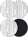 Modern Abstract Coasters Set of 4, Absorbent Coasters by Unknown