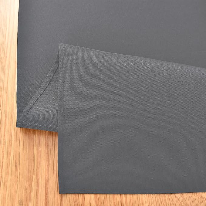 Wolkemer Farmhouse Grey Table Runner Dining Table Runners 48 Inches Long | - Image 3