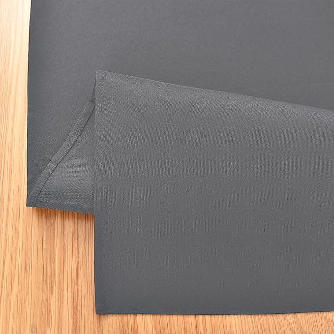 Wolkemer Farmhouse Grey Table Runner Dining Table Runners 60 Inches Long | - Image 3