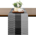 Table Runner 53 Inches Long, Vinyl Woven Farmhouse Table Runners | Washable by Chitomars