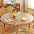 Warmstar Round Clear Table Protector, 44Inch 2mm Thick PVC Tablecloth for Dining & Coffee Tables