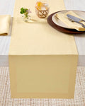 Solino Home 100% Pure Linen Table Runner Golden Straw, Fete 14 x 156 in | Table by SolinoHome