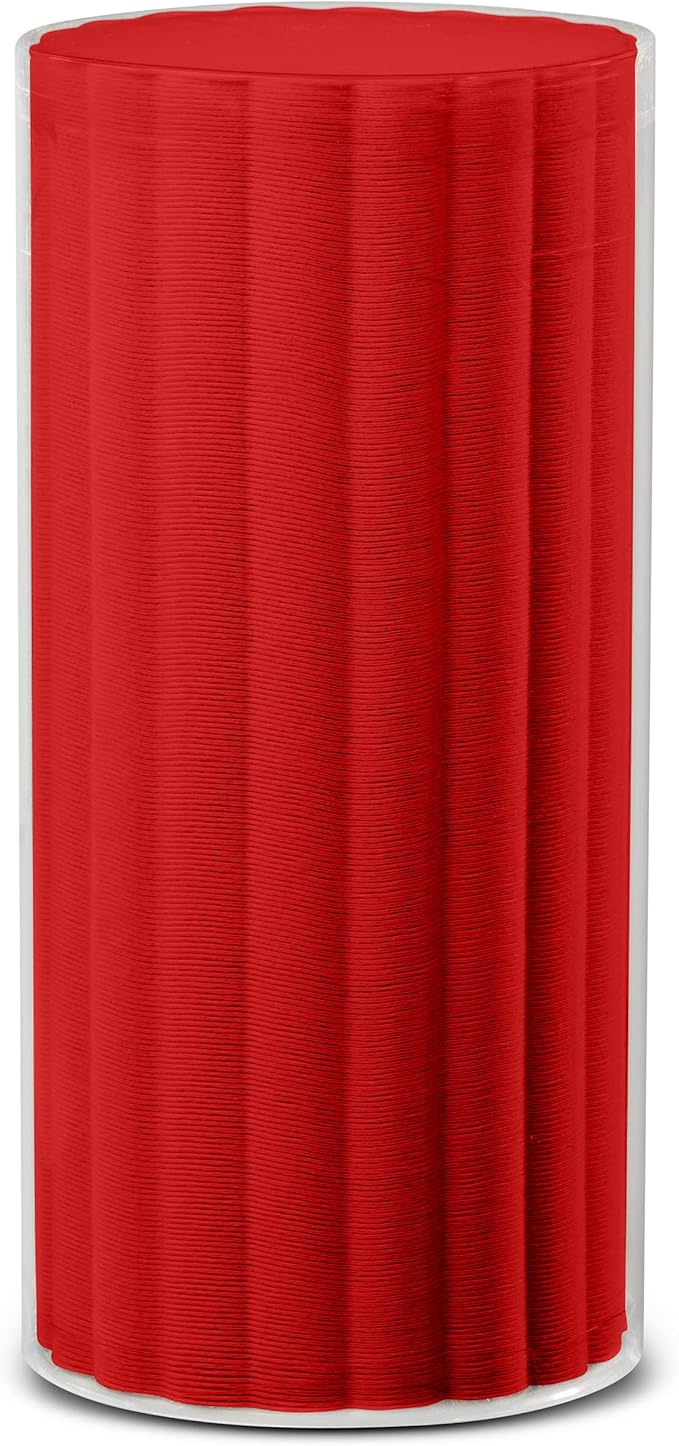 Disposable Red Paper Coasters for Drinks, 3.5 Inch Round Coasters for Bar, Cocktail, Beverage, Wine Or Event, 500 Pack Bulk