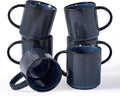famiware Coffee Mug Set for 6, Star 16 oz Catering Mugs Cup Set by Famiware