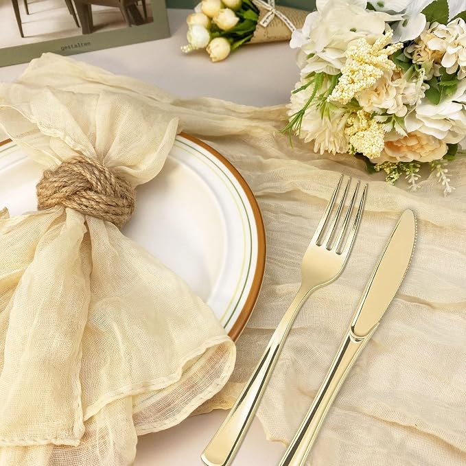 WINGFISH Woven Napkin Rings Set of 50 Farmhouse Burlap Jute Napkin Rings Bulk - Image 4