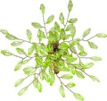 Napkin Rings Set of 12 for Dining Table Decoration Parties Everyday Metal Napkin Holder Leaf Green (Pack of 12)