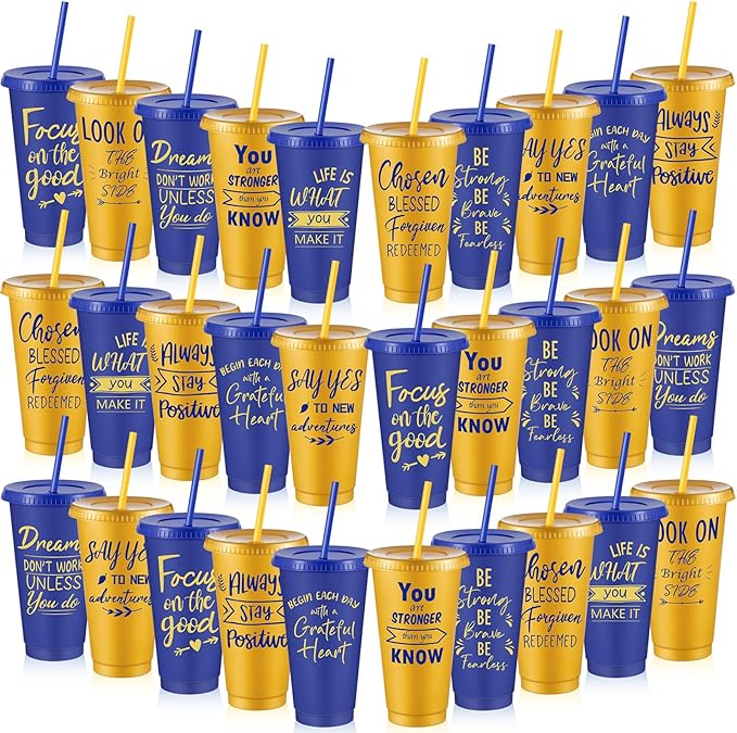 Uiifan 30 Pcs Inspirational Cups Bulk by Uiifan
