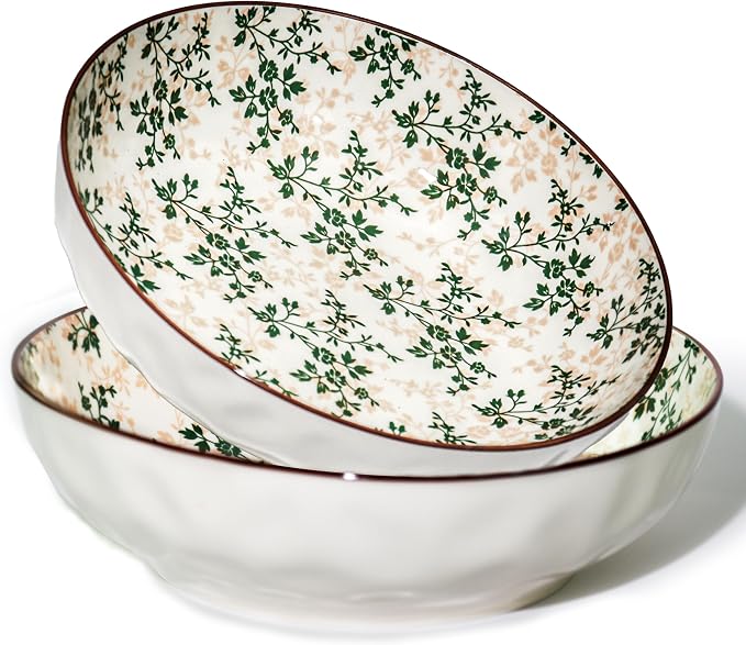 Large Serving Bowls, 78Oz Extra Large Salad Bowls Set of 2, Pasta and Dinner by Ronanemon