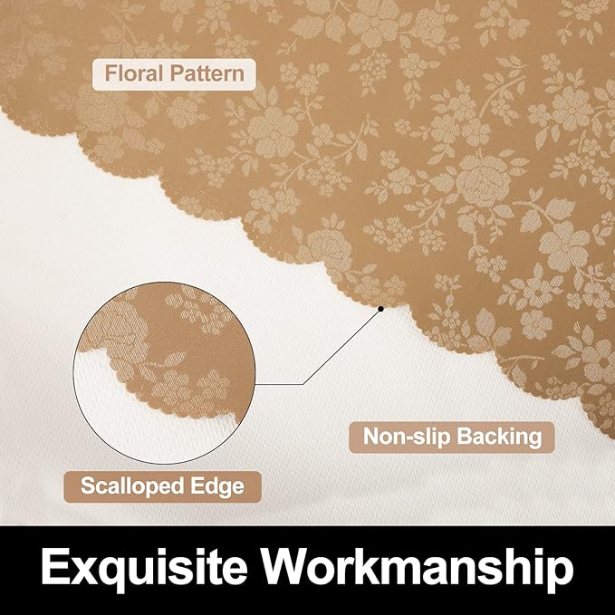 Smiry Round Table Cloth, Waterproof Heavy Duty Vinyl Tablecloths, Wipeable Washable Table Cover for Kitchen and Dining Room (Brown, 70" Round)