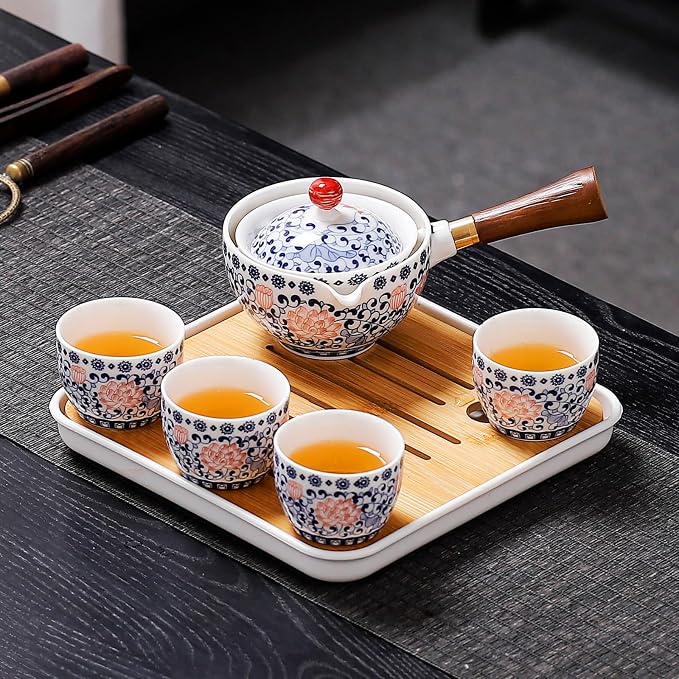 Chinese Tea Set Gongfu Tea Set, Portable Teapot Set - Image 8