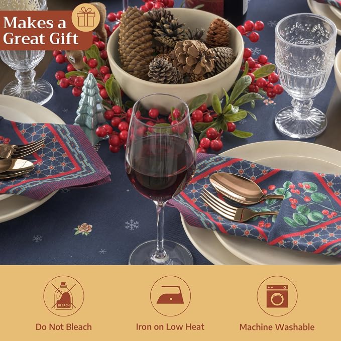 Maison d' Hermine Table Runner 100% Cotton 14.50" x 108" | Table Runners 108 - Image 5
