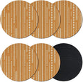 Vintage Simple Coasters Set of 6 Absorbent Coasters by Unknown