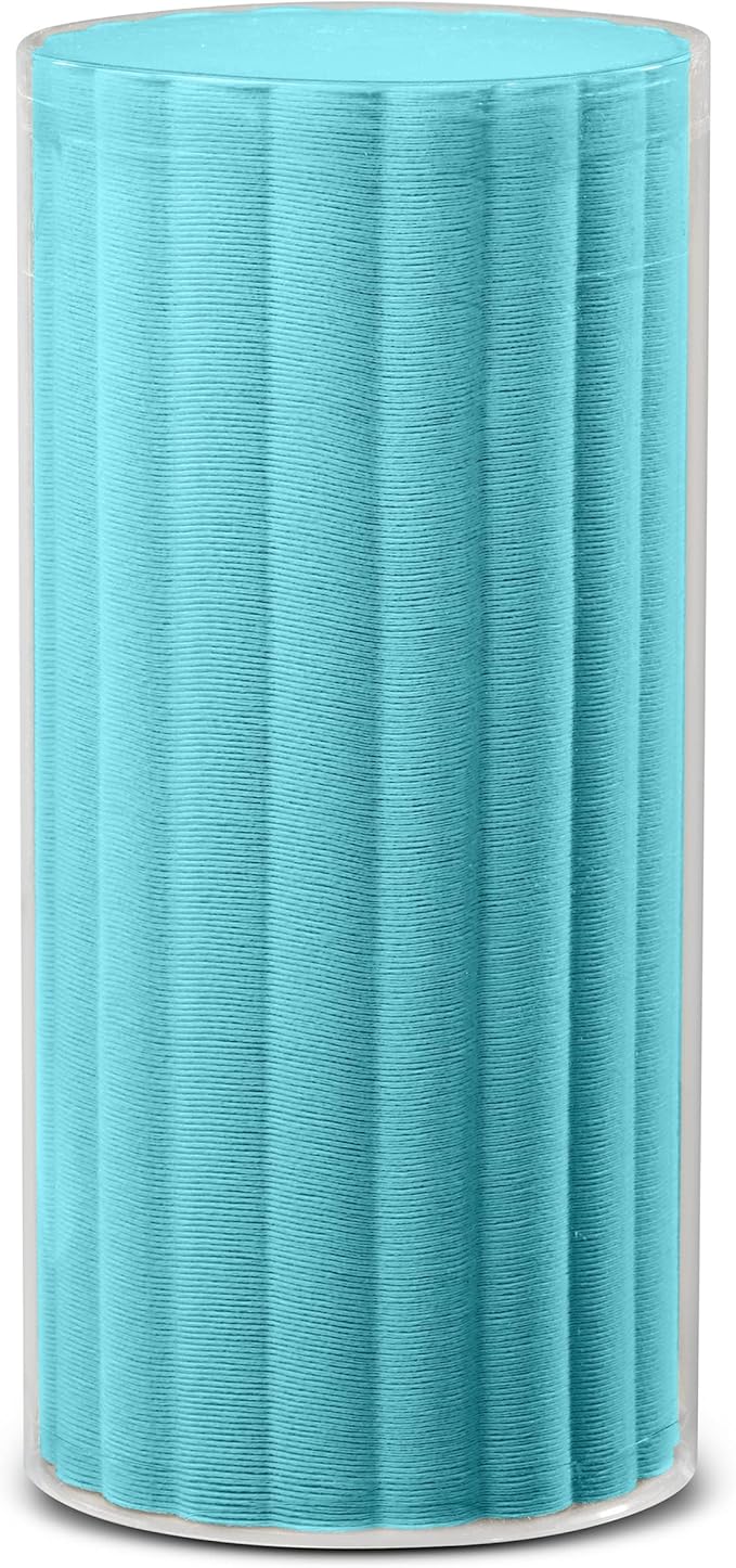 Disposable Mint Blue Paper Coasters for Drinks, 3.5 Inch Round Coasters for Bar, Cocktail, Beverage, Wine Or Event, 500 Pack Bulk